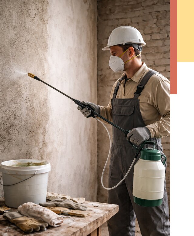 Антисептическая обработка стен в Усть-Лабинске от 1226 руб. — быстро и недорого | ОТДЕЛОЧНИК-Улб