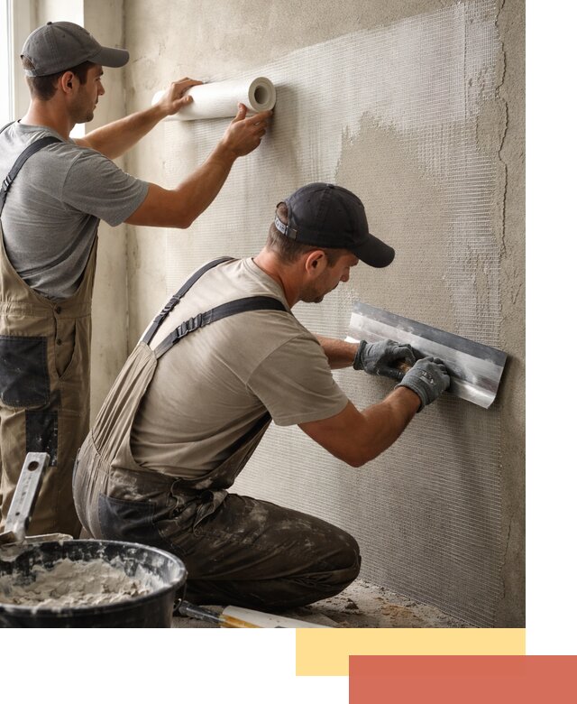 Армирование стен стеклосеткой в Усть-Лабинске для прочной отделки