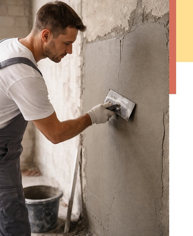 Штукатурка стен под плитку в Усть-Лабинске от 4291 руб./м2 — выравнивание под плитку | ОТДЕЛОЧНИК-Улб