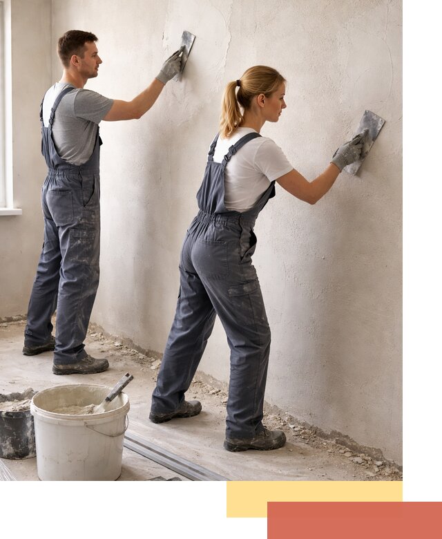 Штукатурка стен под обои в Усть-Лабинске профессионально и быстро