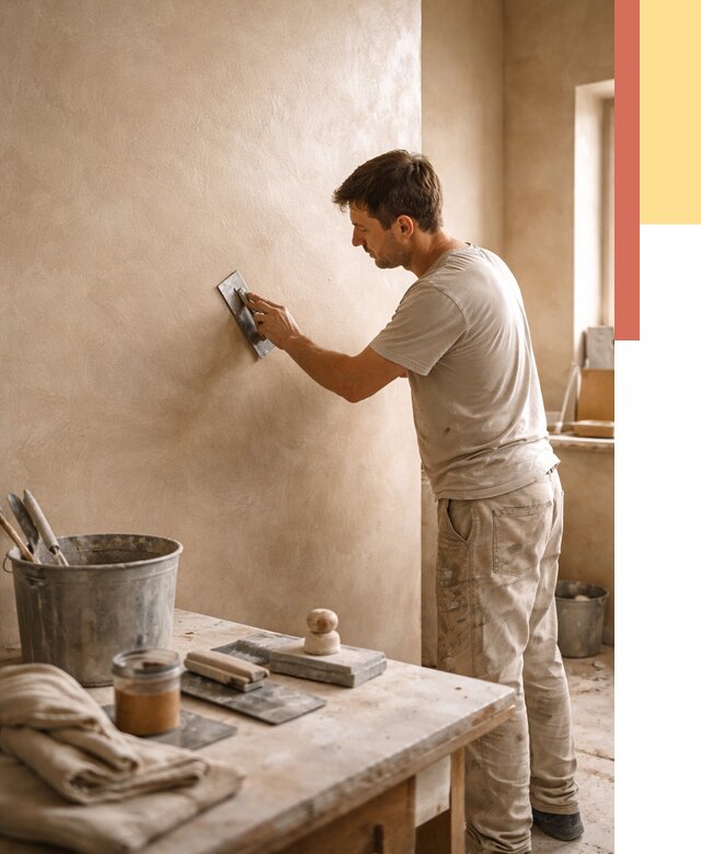 Марокканская штукатурка таделакт в Усть-Лабинске под ключ от 4291 руб. | ОТДЕЛОЧНИК-Улб