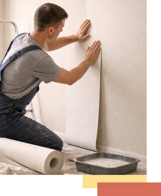 Поклейка флизелиновых обоев в Усть-Лабинске качественно и быстро