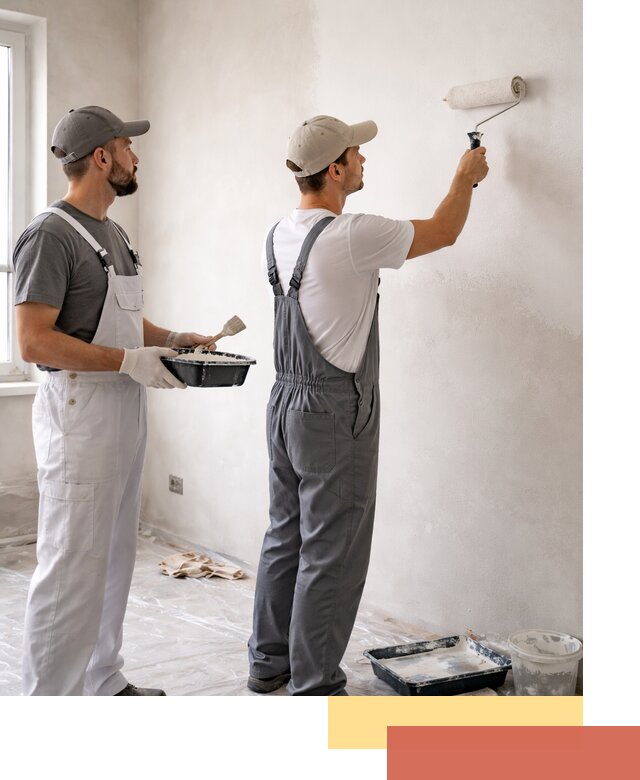 Покраска стен водоэмульсионной краской в Усть-Лабинске