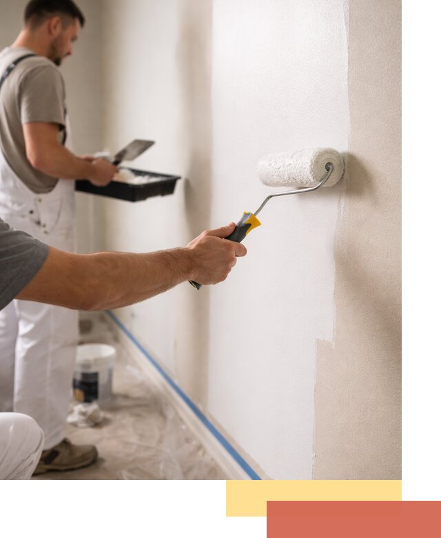 Покраска стен акриловой краской профессионально в Усть-Лабинске