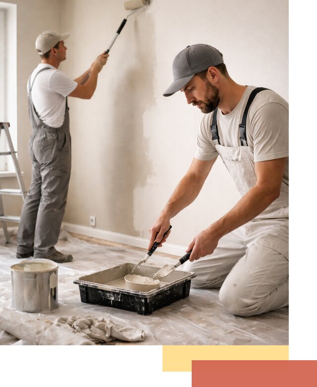 Покраска стен в квартире в Усть-Лабинске — профессионально и аккуратно