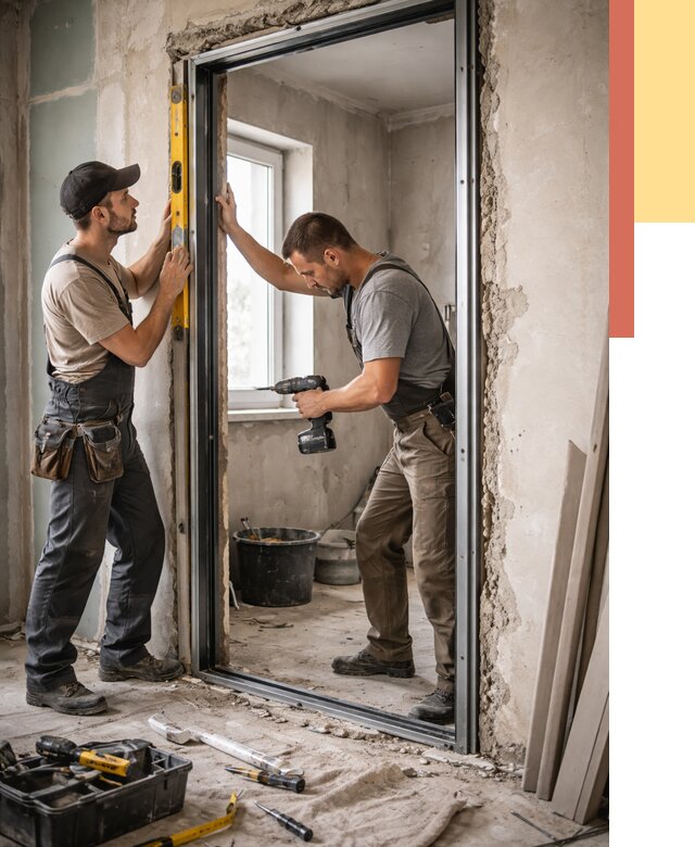 Закладка дверного проема в Усть-Лабинске от 3576 руб. — быстро и недорого | ОТДЕЛОЧНИК-Улб