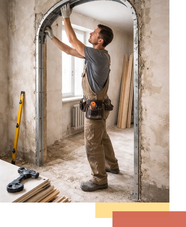 Устройство арочного проема в Усть-Лабинске под ключ