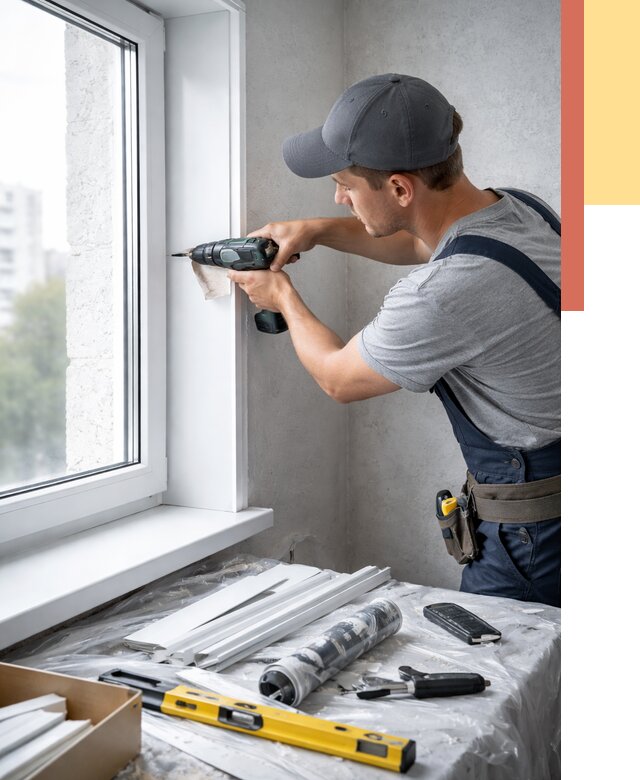 Установка пластиковых откосов в Усть-Лабинске от 2299 руб. | ОТДЕЛОЧНИК-Улб монтаж, быстро и недорого