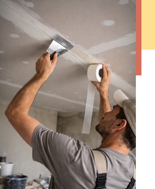 Обработка швов потолка ГКЛ в Усть-Лабинске от 7662 руб. под ключ | ОТДЕЛОЧНИК-Улб