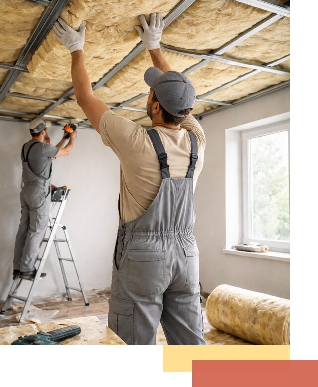 Утепление потолка под ключ в Усть-Лабинске качественно и быстро